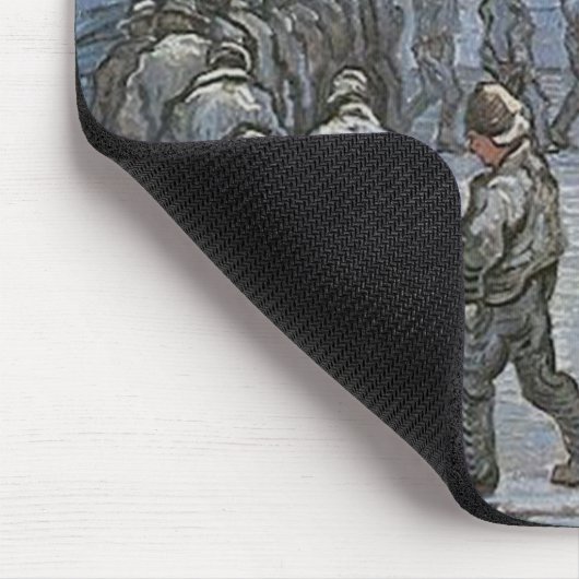 Tapis De Souris Prisonniers Exercice par Vincent van Gogh (Coin)