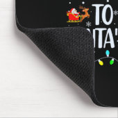 Tapis De Souris Probable À La Course Père Noël Sleigh Family Chris (Coin)