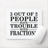 Tapis De Souris Problème avec des fractions (Avec souris)