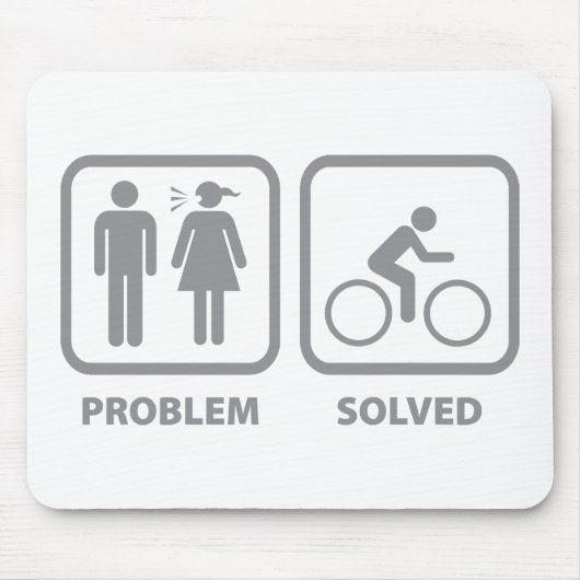 Tapis De Souris Problème résolu du cyclisme (Devant)