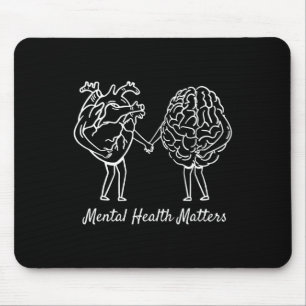 Tapis De Souris Problèmes de santé mentale Cerveau cardiaque Neuro