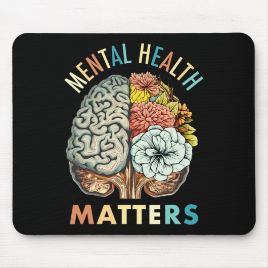 Tapis De Souris Problèmes de santé mentale de la stigmatisation Se (Devant)