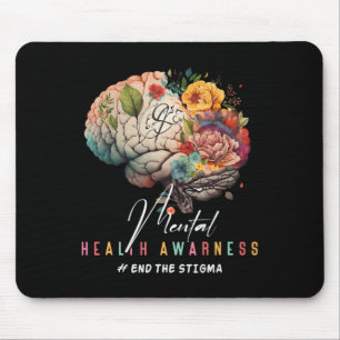 Tapis De Souris Problèmes de santé mentale de la stigmatisation Se
