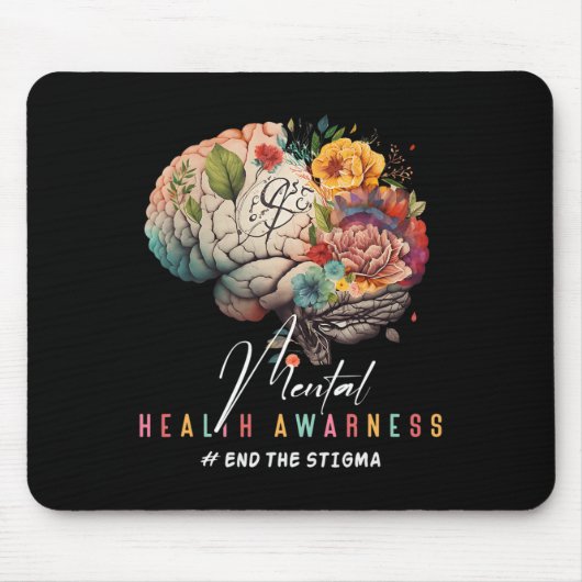 Tapis De Souris Problèmes de santé mentale de la stigmatisation Se (Devant)