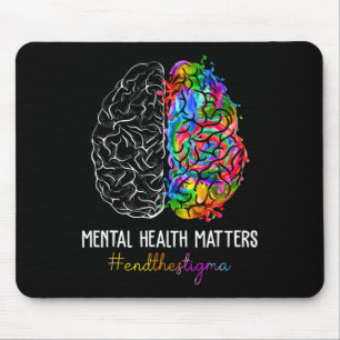 Tapis De Souris Problèmes de santé mentale de la stigmatisation Se