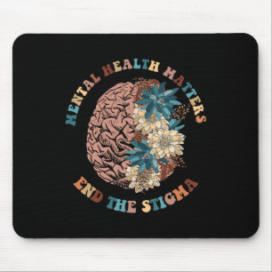 Tapis De Souris Problèmes de santé mentale de la stigmatisation Se