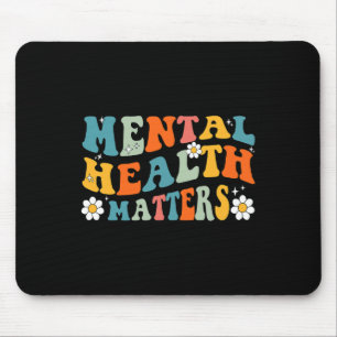 Tapis De Souris Problèmes de santé Psychologue Groovy Équipe de th