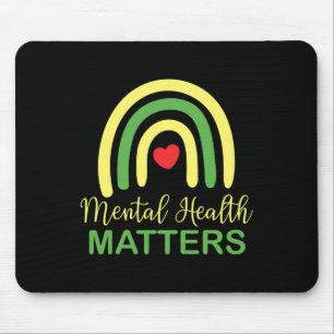 Tapis De Souris Problèmes de santé Rainbow Retro Sensibilisation n