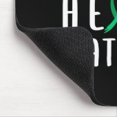 Tapis De Souris Problèmes de santé Ruban vert (Coin)