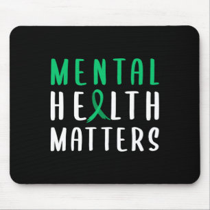 Tapis De Souris Problèmes de santé Ruban vert