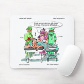 Tapis De Souris Proctologue Perd Téléphone Drôle (Avec souris)