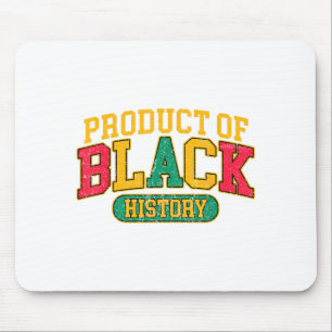 Tapis De Souris Produit de l'histoire noire de l'héritage afro-amé
