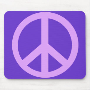 Tapis De Souris Produits lilas de signe de paix