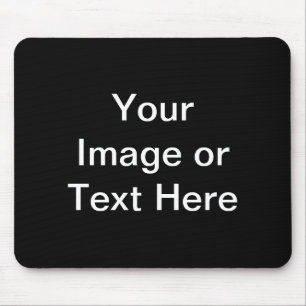 Tapis De Souris Produits personnalisés en noir