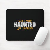 Tapis De Souris Prof de maths Amateur de maths effrayant Halloween (Avec souris)