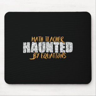Tapis De Souris Prof de maths Amateur de maths effrayant Halloween