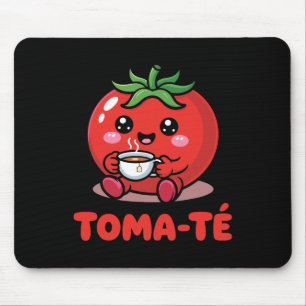 Tapis De Souris Prof Tomate Drôle Maestra École Professeur d'espag