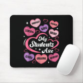 Tapis De Souris Professeur Affirmations positives Candy Heart Vale (Avec souris)