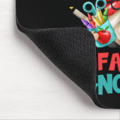 Tapis De Souris Professeur Amusant Gnome Tee - Bienvenue À L'École (Coin)