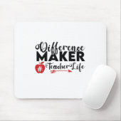 Tapis De Souris Professeur Art Différence Maker Vie de l'enseignan (Avec souris)