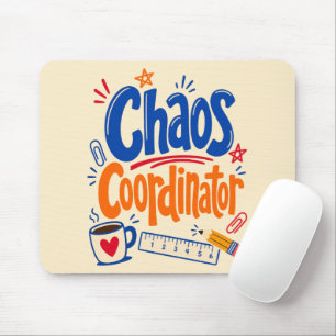 Tapis De Souris Professeur Coordinateur de Chaos Design Retour à l