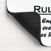 Tapis De Souris Professeur d'Anglais de règle (Coin)
