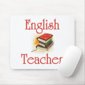 Tapis De Souris Professeur d'Anglais Mousepad (Avec souris)