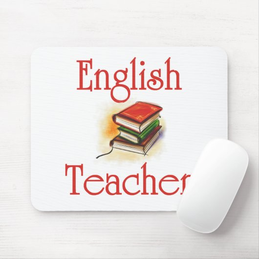 Tapis De Souris Professeur d'Anglais Mousepad (Avec souris)