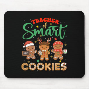 Tapis De Souris Professeur De Cookies Intelligents Drôle Gingerbre