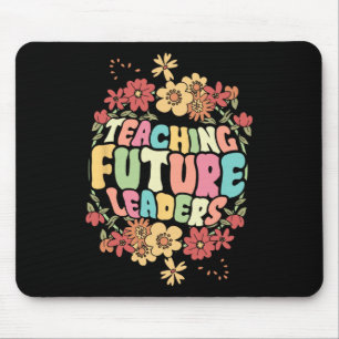 Tapis De Souris Professeur de floral enseignant aux futurs leaders