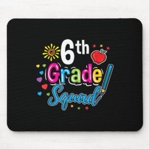 Tapis De Souris Professeur de groupe de 6e rentrée des classes