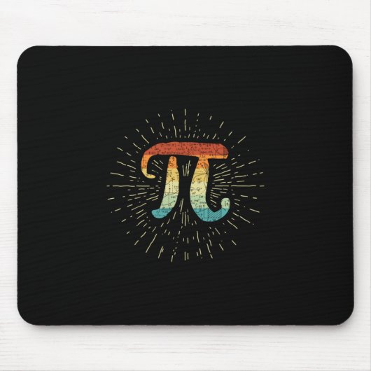 Tapis De Souris Professeur de mathématiques Cute Pi (Devant)