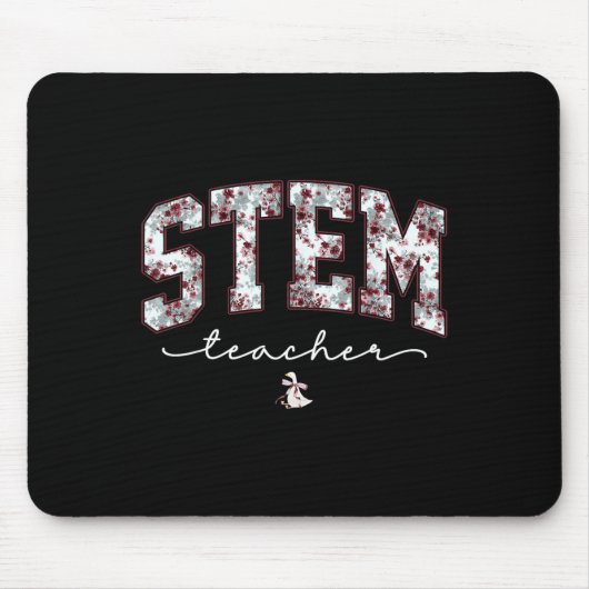 Tapis De Souris Professeur de mathématiques d'ingénierie de techno (Devant)