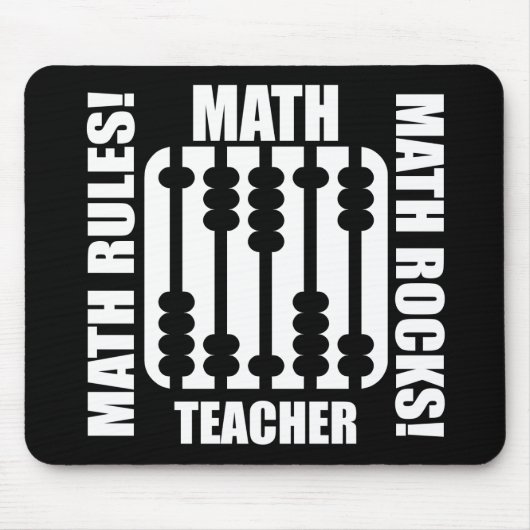 Tapis De Souris professeur de maths frais (Devant)