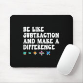 Tapis De Souris Professeur de maths, soyez comme les maths et fait (Avec souris)