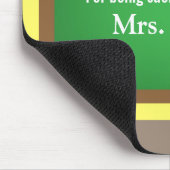 Tapis De Souris Professeur de Merci, adieu d'obtention du diplôme, (Coin)