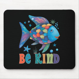 Tapis De Souris Professeur de poisson à l'échelle arc-en-ciel gent