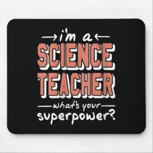 Tapis De Souris Professeur de sciences femmes Superwer Funky Nerd