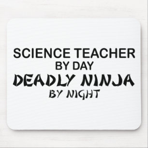 Tapis De Souris Professeur de Sciences Ninja mortel