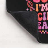 Tapis De Souris Professeur de sciences Saint-Valentin Rétro Groovy (Coin)