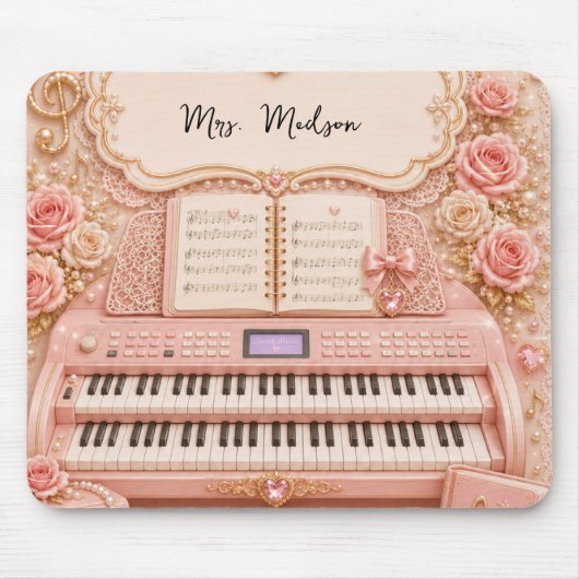 Tapis de souris professeur d'orgue électronique ro (Devant)