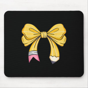 Tapis De Souris Professeur Étudiant Coquette Arc Crayon Premier Jo