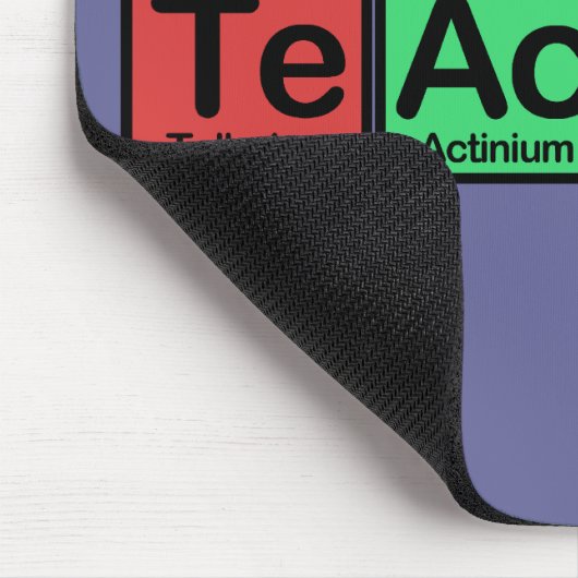Tapis De Souris Professeur fait de couleurs d'éléments (Coin)
