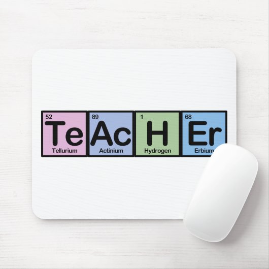 Tapis De Souris Professeur fait d'éléments (Avec souris)