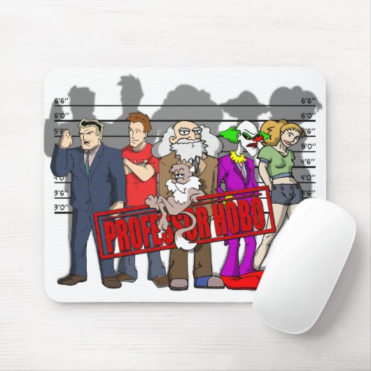 Tapis De Souris Professeur Hobo "suspects peu communs" Mousepad (Avec souris)