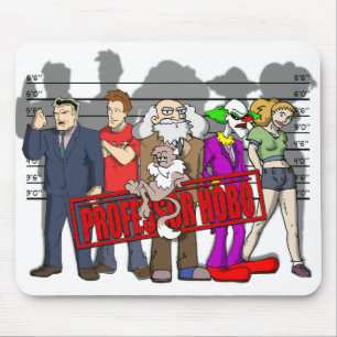 Tapis De Souris Professeur Hobo "suspects peu communs" Mousepad