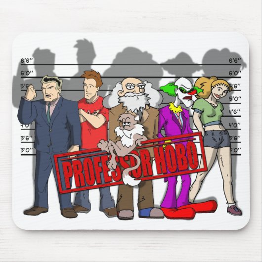 Tapis De Souris Professeur Hobo "suspects peu communs" Mousepad (Devant)