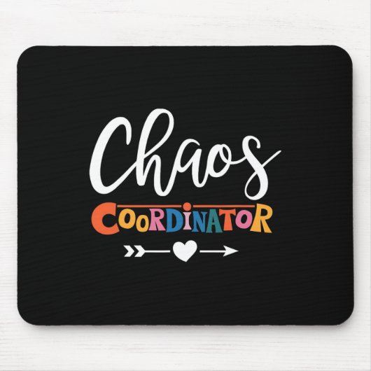 Tapis De Souris Professeur Multitâche Pro Pour Coordinateur Chaos (Devant)
