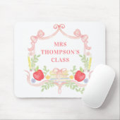 Tapis De Souris Professeur personnalisé | Crest de classe (Avec souris)