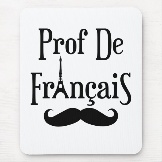 Tapis De Souris Professeur Prof. de Français (Devant)